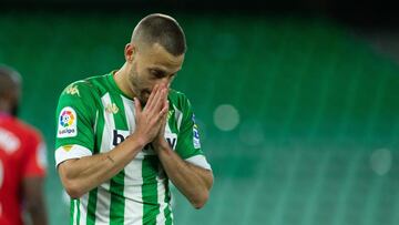 Canales, en un encuentro del Betis. 