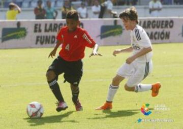 Partido de la segunda jornada entre Todo bien por Killa, proyecto liderado por Carlos Valderrama, y el Real Madrid.