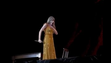 Taylor Swift swallowed a bug on stage
