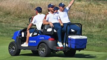 Rory McIlroy y Tommy Fleetwood.