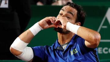 Fognini remonta ante Coric para citarse con Nadal