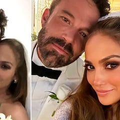 Jennifer López y Ben Affleck comparten momentos de su boda en Las Vegas