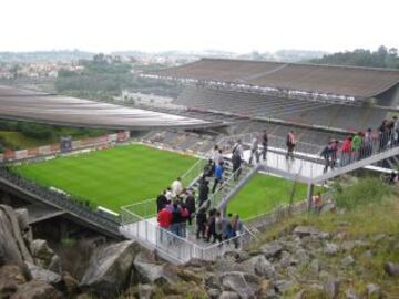 1 - Otra imagen del Estadio Municipal de Braga en Portugal.