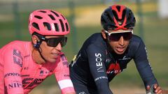 Rigoberto Ur&aacute;n y Egan Bernal