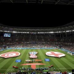 Túnez-Inglaterra en imágenes