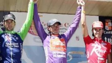 <b>PODIO ESPAÑOL.</b> En la imagen podemos ver el podio final de la competición, en el que sólo figuran españoles.