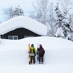 Aymar Navarro esquía en la isla donde más nieva del mundo