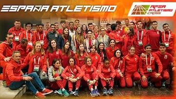 Imagen de la delegaci&oacute;n espa&ntilde;ola que representar&aacute; a Espa&ntilde;a en los Europeos de Cross que se celebrar&aacute;n en Tilburg (Holanda) el 9 de diciembre.