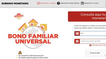 Bono Universal, Yo Me Quedo en Casa y Rural: ¿qué links hay disponibles?