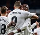 La afición pide a Lucas, Benzema y Vinicius en el Camp Nou