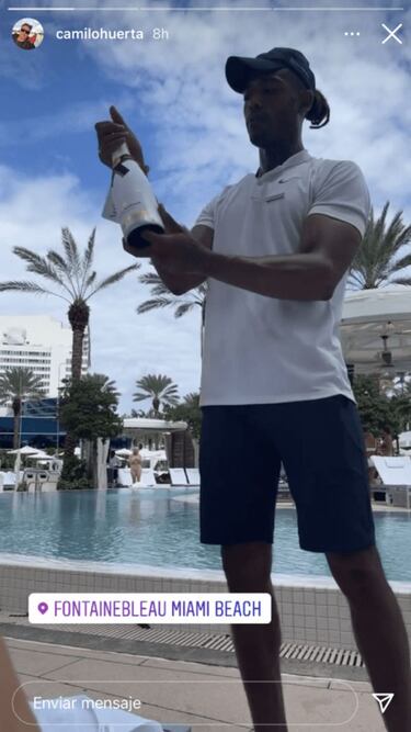 Marité Matus y Camilo Huerta de vacaciones en Miami: NBA, playa y sus primeras fotos