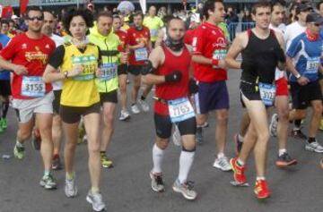 Las imágenes de la Maratón de Madrid