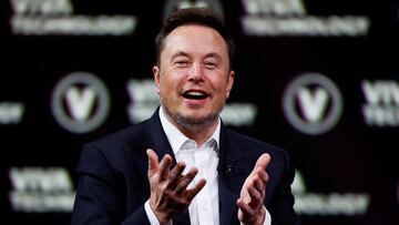 Elon Musk, Chief Executive Officer of SpaceX and Tesla and owner of Twitter, gestures as he attends the Viva Technology conference dedicated to innovation and startups at the Porte de Versailles exhibition centre in Paris, France, June 16, 2023. REUTERS/Gonzalo Fuentes