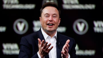 Elon Musk, Chief Executive Officer of SpaceX and Tesla and owner of Twitter, gestures as he attends the Viva Technology conference dedicated to innovation and startups at the Porte de Versailles exhibition centre in Paris, France, June 16, 2023. REUTERS/Gonzalo Fuentes