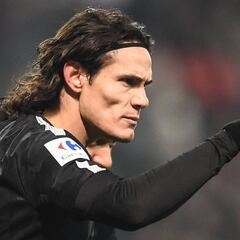 Alarma con Cavani: baja ante el Toulouse, a 5 días del Madrid