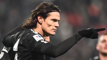 Cavani, jugador del PSG.