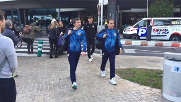 Celades, a su llegada a Manises.