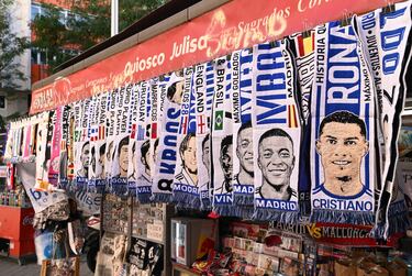 Cristiano Ronaldo todavía está muy presente en las inmediaciones del estadio del club blanco.