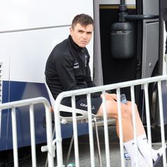 Una caída aparta a García Pierna en el mejor momento de su carrera