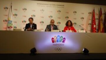 Ignacio González, Alejandro Blanco y Ana Botella.