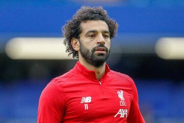 Liverpool's current six-year deal with New Balance expires at the end of the season. (In picture: Mohamed Salah)