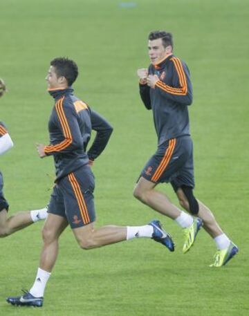 Cristiano Ronaldo y Bale.