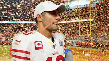 En el último drive del encuentro, 'Jimmy G' sobrevoló un pase a Emmanuel Sanders quien ya se había desmarcado en su trayectoria hacia las diagonales.