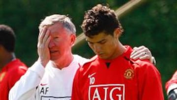 Cristiano Ronaldo y Ferguson.