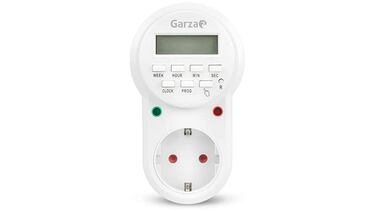 El enchufe temporizador con ocho programaciones semanales