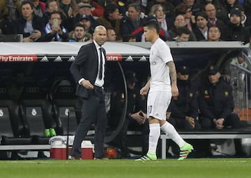 ZIDANE AND JAMES RODRIGUEZ