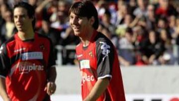 Messi participó en un partido benéfico en Rosario.