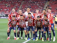 during the 9th round match between Guadalajara and Leon as part of the Liga BBVA MX Varonil, Torneo Clausura 2026 at Akron Stadium, on March 18, 2026 in Guadalajara, Jalisco, Mexico.