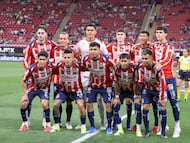 during the 9th round match between Guadalajara and Leon as part of the Liga BBVA MX Varonil, Torneo Clausura 2026 at Akron Stadium, on March 18, 2026 in Guadalajara, Jalisco, Mexico.