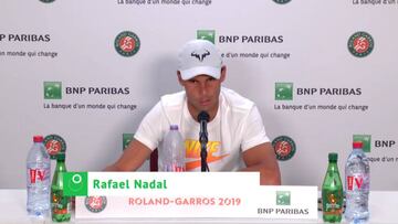 Nadal: "He jugado muy bien"