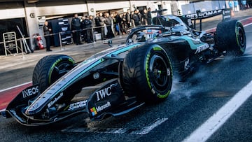 Kimi Antonelli (Mercedes W17). Barcelona, España. F1 2026.