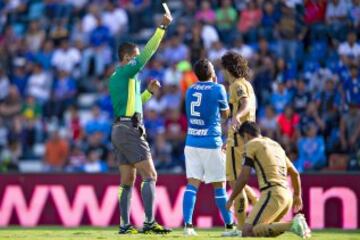 Así se dio el encuentro entre cementeros y los felinos celebrado esta tarde en el Estadio Azul