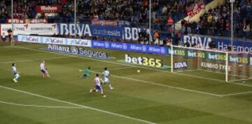 Griezmann marca el 1-0.