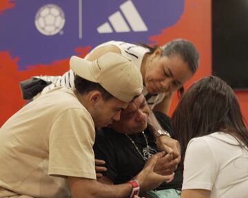 Luis Díaz se reencuentra con su padre en Barranquilla.