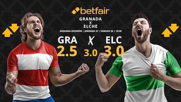Granada CF vs. Elche CF: horario, dónde ver, pronósticos y clasificación