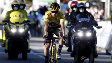 Roglic, tras su lesión: "Cometí errores y estoy decepcionado"
