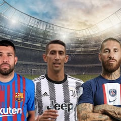 The free agents looking for new clubs this summer: Alba, Di Maria, Ramos...