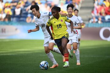 Mira las mejores imágenes del debut de la Selección Colombia en el Mundial Femenino de Australia y Nueva Zelanda ante Corea del Sur.