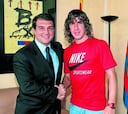 Puyol supera hoy a Rexach en partidos con el Barça