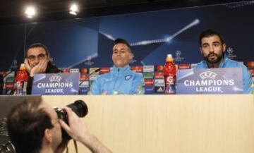 Rueda de Prensa de Maurizio Sarri, Callejón y Albiol.