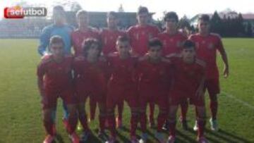 Sufrida victoria de la Selecci車n Sub-17 de cara al Europeo