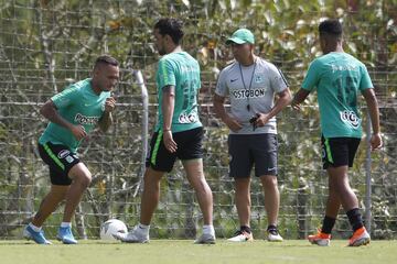 Así fue el entrenamiento de Atlético Nacional pensando en la primera fecha de cuadrangulares ante Cúcuta Deportivo en el Atanasio Girardot el sábado 9 de noviembre.