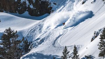 Freeride en La Portella (Ordino Arcalís, Andorra).