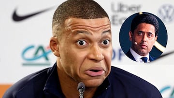 Mbappé y Al Khelaïfi.