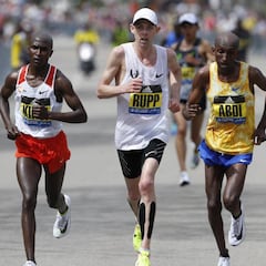 Kenia domina en Boston y el estadounidense Rupp, segundo
