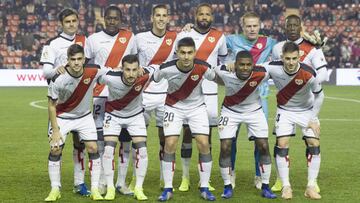 Once del Rayo contra el Leganés.